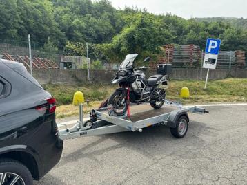 Verlaagbare motortrailer te huur, Motoren, Ophalen