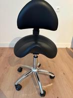 Ergonomische zadelstoel, Ophalen, Zwart, Zo goed als nieuw, Bureaustoel