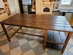 landelijke eetkamertafel, Huis en Inrichting, Ophalen, Gebruikt, 100 tot 150 cm, 200 cm of meer