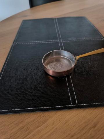 set van 3 koperen pannen  beschikbaar voor biedingen