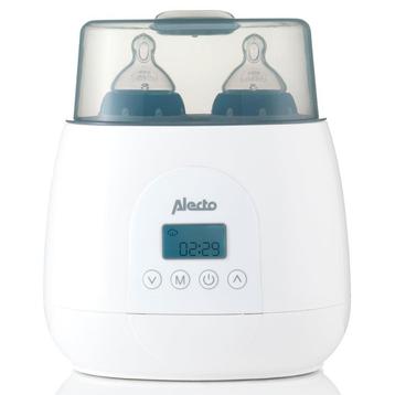 Alecto BW700TWIN - duo digitale flessenwarmer wit-grijs