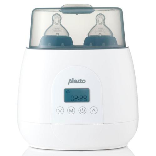 Alecto BW700TWIN - duo digitale flessenwarmer wit-grijs, Enfants & Bébés, Aliments pour bébé & Accessoires, Comme neuf, Enlèvement