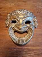 Messing koperen theater masker, Ophalen of Verzenden