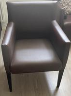 Fauteuil brun simil cuir, Maison & Meubles, Fauteuils, Enlèvement, Comme neuf, Cuir