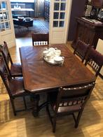 Eettafel + stoelen, Huis en Inrichting, Complete eetkamers, Ophalen, Zo goed als nieuw