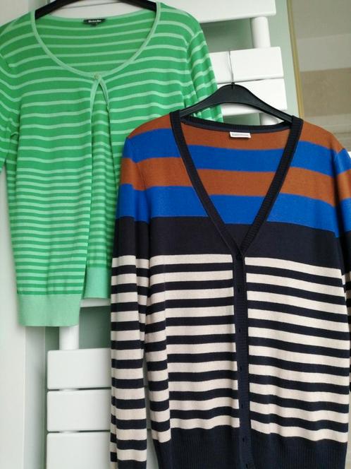 2  kleurrijke dames gilets maat M, Kleding | Dames, Truien en Vesten, Zo goed als nieuw, Maat 38/40 (M), Ophalen of Verzenden