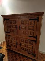 Meuble en bois massif, Maison & Meubles, Avec porte(s), 150 à 200 cm, Comme neuf, Ancien/vintage