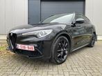 Alfa Romeo Stelvio, Auto's, Automaat, 1995 cc, Zwart, Leder