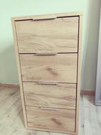 Bruin houten ladenkastje 80x40x35, Huis en Inrichting, Kasten | Ladekasten, Ophalen, Minder dan 50 cm, Zo goed als nieuw, 3 of 4 laden