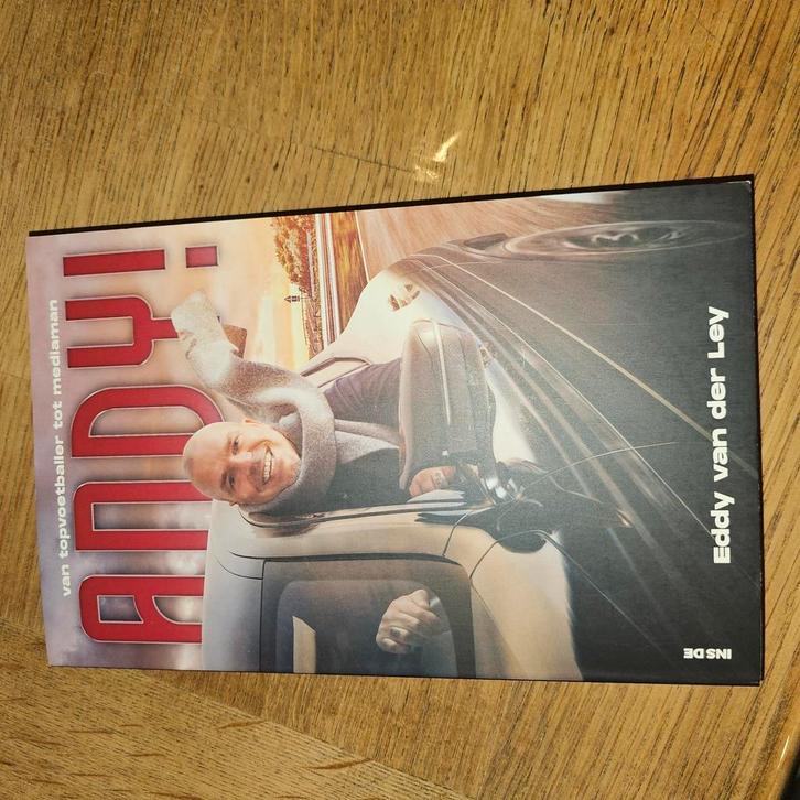 Eddy van der Ley - Andy!, Boeken, Sportboeken, Zo goed als nieuw, Ophalen of Verzenden