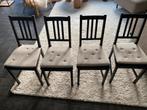 Eetkamerstoelen, Ophalen, Gebruikt, Zwart, Vier