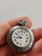 Miniatuur zakhorloge zilver. 835., Handtassen en Accessoires, Ophalen of Verzenden, Zilver, Zakhorloge