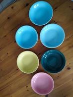 6 assiettes à pastel BOCH creuses, Enlèvement ou Envoi