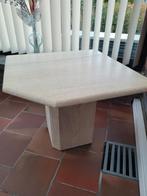 Stenen bijzettafels Travertin natuursteen, Ophalen, Zo goed als nieuw