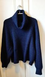 Te koop:Nieuw!!Warme, dikke donker blauwe pull met rolkraag,, Kleding | Dames, Ophalen, Nieuw, Maat 42/44 (L), Blauw