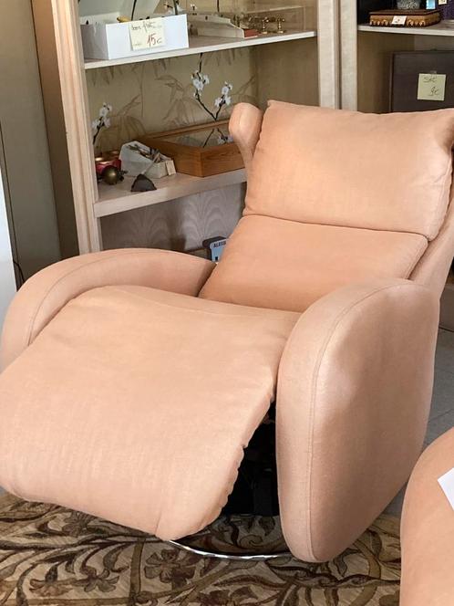 Bergere/ relax en draait rond, Huis en Inrichting, Fauteuils, Nieuw, Stof, Ophalen