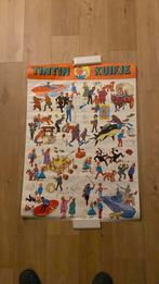 Lot de CADRE AFFICHE TINTIN OBJECTIF LUNE 70/50 cm édition