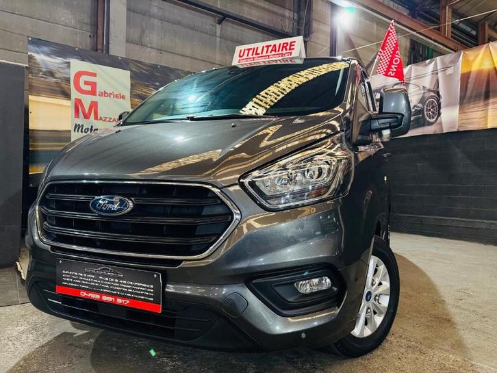 Ford Transit Custom L2 2.0TDCI dubbele cabine incl. btw, Auto's, Ford, Bedrijf, Te koop, Transit, ABS, Achteruitrijcamera, Airconditioning