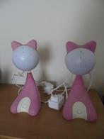 2 lampen katjes - roze - gebruikt - verlichting - Massive, Gebruikt, Ophalen of Verzenden