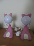 2 lampen katjes - roze - gebruikt - verlichting - Massive, Huis en Inrichting, Ophalen of Verzenden, Gebruikt