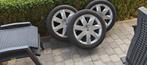 4x Aluminium velg Renault  en band 205/50 R 17, Ophalen, Gebruikt, Banden en Velgen, 17 inch