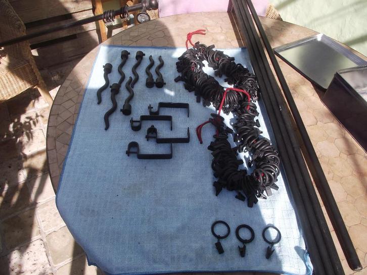 GORDIJNROEDES EN TOEBEHOREN, Huis en Inrichting, Woonaccessoires | Overige, Gebruikt, Ophalen