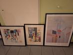 3 grote moderne zwarte kaders, Nicolas De Stael, Antiek en Kunst, Ophalen