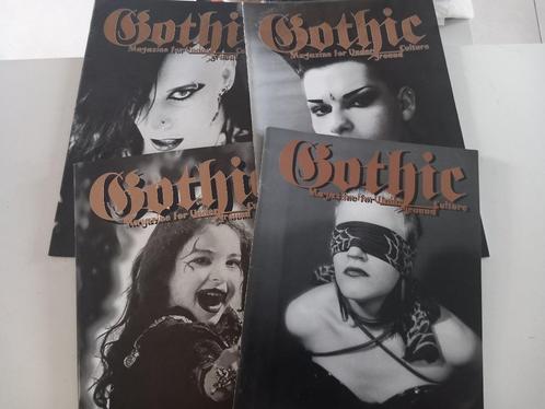 4x Gothic Magazine Goth Rock EBM Electro Metal Industrial, Boeken, Muziek, Genre of Stijl, Ophalen of Verzenden