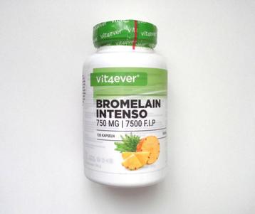 Bromélaïne Intenso 750 mg Vit4ever - Flacon neuf 120 gélules beschikbaar voor biedingen