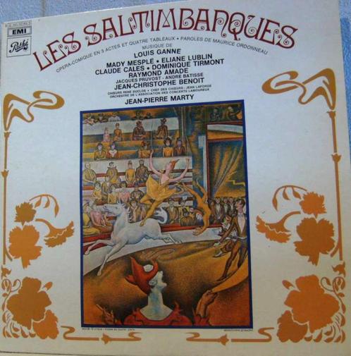 dubbel LP Les Saltimbanques - Opera Comique En Trois Actes, Cd's en Dvd's, Vinyl | Klassiek, Zo goed als nieuw, Classicisme, Opera of Operette