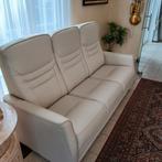 2 sièges en cuir, trois et deux places, Maison & Meubles, Enlèvement, Comme neuf, Banc droit, Cuir