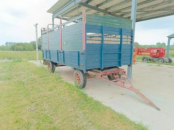 Landbouw veewagen aanhanger zonder kenteken beschikbaar voor biedingen