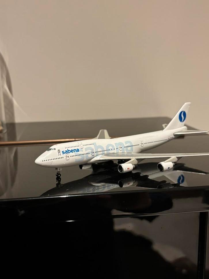SABENA 747-300 LUCKY LUKE OO-SGC PHOENIX, Verzamelen, Luchtvaart en Vliegtuigspotten, Zo goed als nieuw, Ophalen of Verzenden