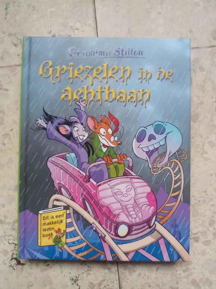 Geronimo Stilton - Griezelen in de achtbaan, Boeken, Kinderboeken | Jeugd | onder 10 jaar, Ophalen of Verzenden