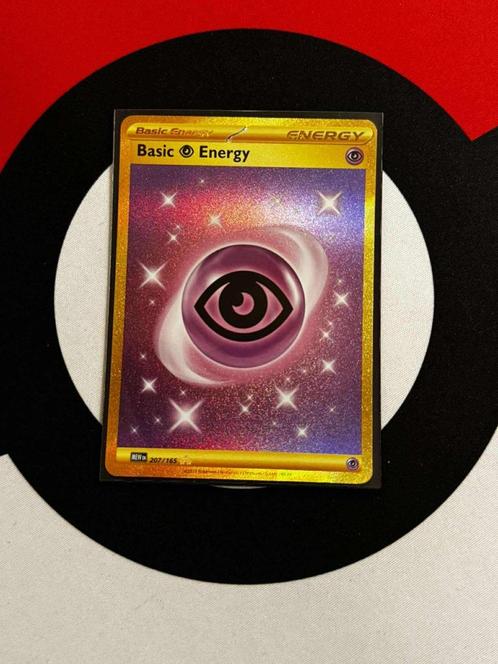 Pokémon - 151 - Basic Psychic Energy (207/165) Gold - NM, Hobby en Vrije tijd, Verzamelkaartspellen | Pokémon, Zo goed als nieuw