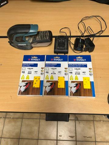 Wesco schuurmachine + Accu + oplader beschikbaar voor biedingen