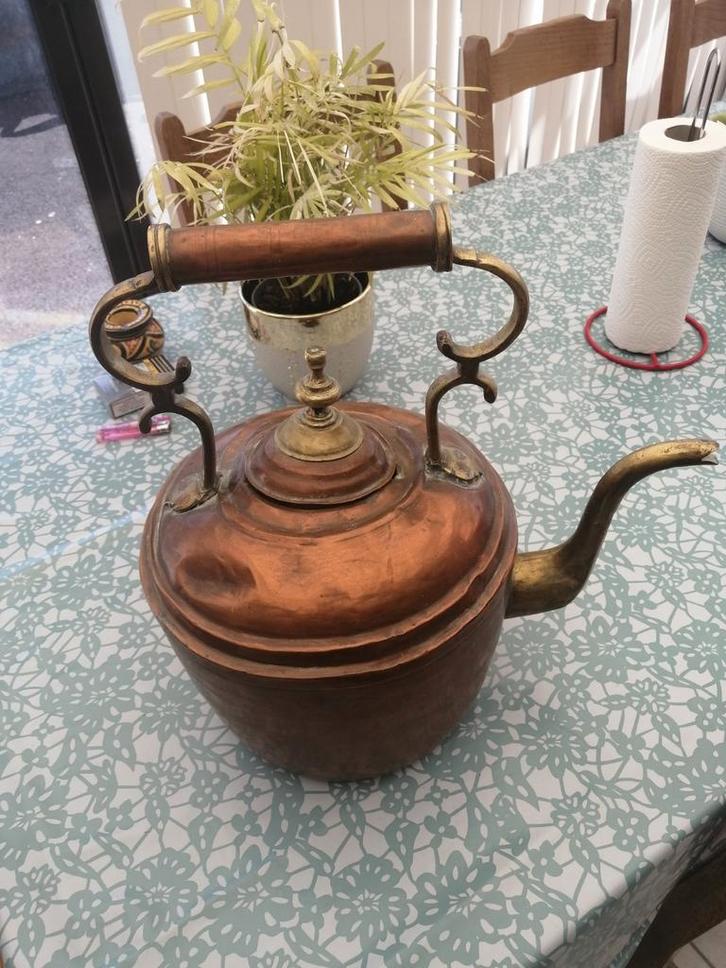 bouilloire en cuivre, Antiek en Kunst, Antiek | Brons en Koper, Koper, Ophalen of Verzenden