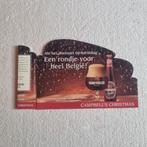 Publicité de table Campbell's Christmas (modèle 2), Verzamelen, Biermerken, Ophalen of Verzenden, Gebruikt, Reclamebord, Plaat of Schild