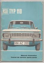 NSU 1965 type 110 instructie- en onderhoudsboekje, Auto diversen, Handleidingen en Instructieboekjes, Ophalen of Verzenden