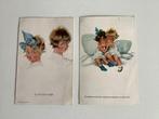 2 oude Chicky Sparks postkaarten, Ophalen of Verzenden, 1920 tot 1940, Gelopen, Kinderen