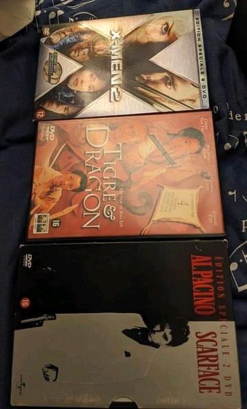 Video-dvd - actiefilms - set van 3 in zeer goede staat. beschikbaar voor biedingen
