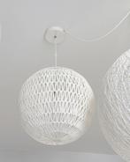 Trendy witte ronde lamp diameter 40cm NIEUW!, Huis en Inrichting, Ophalen, Nieuw, Trendy