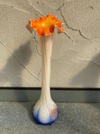 VAAS MURANO h 40 X DIA 11 CM ORANJE B, Huis en Inrichting, Nieuw, Oranje, Ophalen of Verzenden, Glas