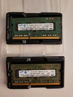 2x2GB (4GB) RAM 10600S, Computers en Software, RAM geheugen, DDR3, Ophalen of Verzenden, Zo goed als nieuw, Laptop