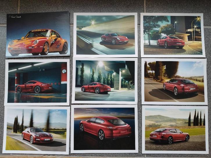 Porsche 911 Cayman Cayenne Panamera Ansichtkaarten, Verzamelen, Postkaarten | Themakaarten, Ongelopen, Voertuig, Ophalen of Verzenden