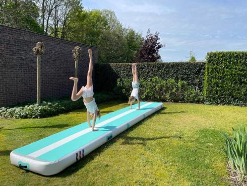 Gymnastiekmat 6m x 1m x 20cm (opblaasbaar, zoals Airtrack), Sport en Fitness, Turnen, Gebruikt, Materiaal, Overige kleuren, Ophalen