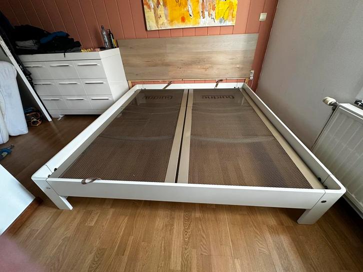 Auping auronde 180x200 met verstelbare bodem, Huis en Inrichting, Slaapkamer | Bedden, Gebruikt, Tweepersoons, 180 cm, 200 cm