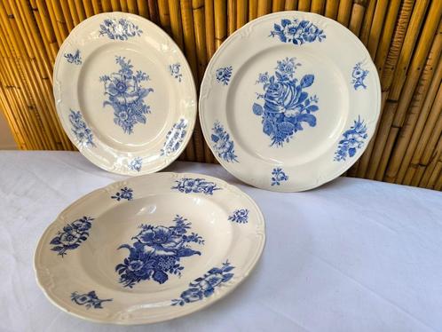Set van 3 tafelborden en 1 soepbord Boch Dux & Rhodesia, Antiek en Kunst, Antiek | Servies los, Ophalen of Verzenden