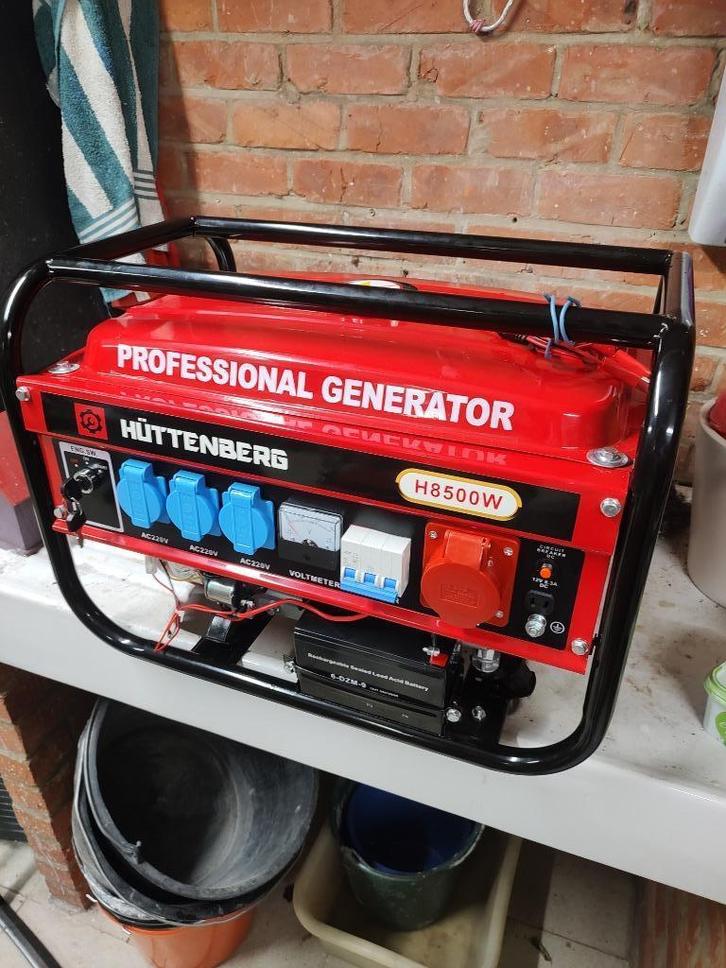 Stroomgroep 2500W, Doe-het-zelf en Bouw, Aggregaten, Nieuw, Benzine, Minder dan 5 kVA, Elektrisch startend, Ophalen