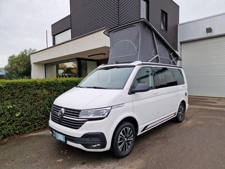 Volkswagen T6.1 California Beach Edition DSG - ACC, camera, Caravanes & Camping, Camping-cars, Entreprise, jusqu'à 5, Modèle Bus ou Fourgon aménagé